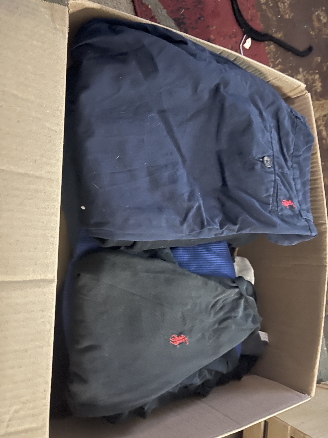 Another look at the clothing made available to families.